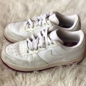 White Pearl Nike Air Force 1 Size 8